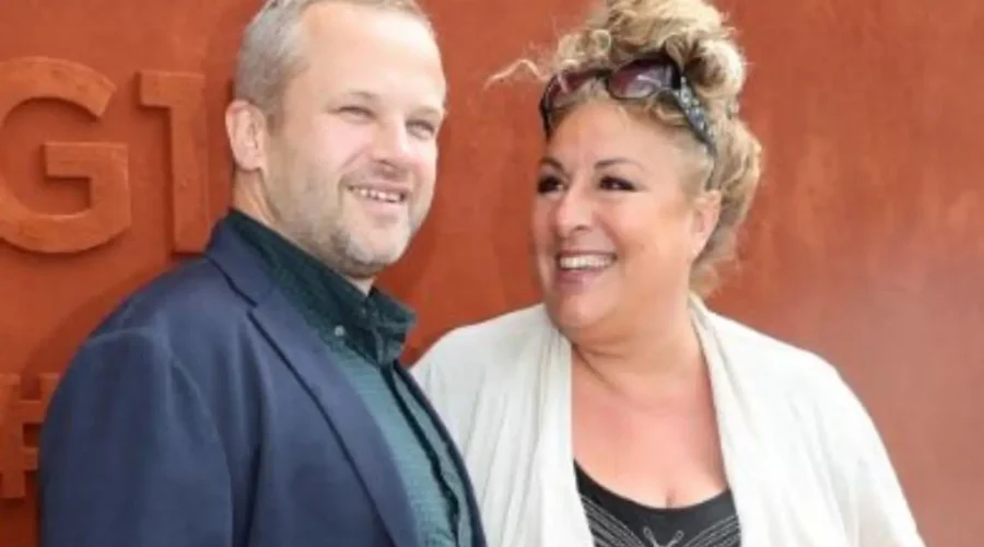 Marianne James et son fils