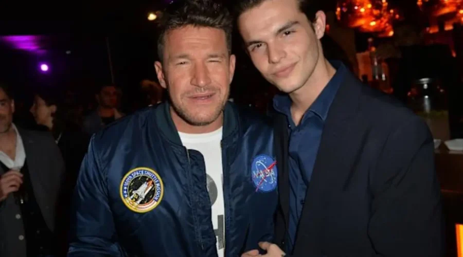 Benjamin Castaldi et ses fils
